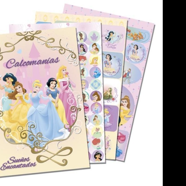 CALCOMANIA FANT. PRINCESAS GRANMARK PAQUETE C72 PZAS